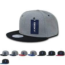 Wholesale Blank Melton Wool Flat Bill Snapback Hats Decky 1087 Snapback Hats Wholesale Blanks Melton