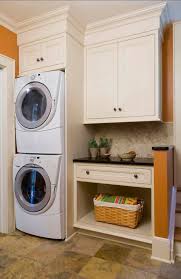 Good Way To Save Space Is To Have Washer Amp Dryer Stacked On Top Of Each Other Laundry Room Inspiration Laundry Room Storage Laundry Room Cabinets