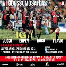 Maybe you would like to learn more about one of these? Atlas Fc Aficionados Rojinegros Les Recordamos Que El Dia De Hoy Tendremos Una Firma De Autografos Con Vicente Matias Vuoso Facundo Erpen Hugo Rodriguez Y Flavio Santos La Cita Es A