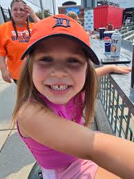 Had an amazing day with the fam today! ❤️🖤 The kids got to run the bases  and had an absolute blast! It was nice seeing my work fam there as well. Big