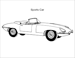 Print and give to kids to color and enjoy. Antiques Sport Car Coloring Page For Kids Coloringbay