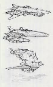Spaceship Sketches By Alex Villarreal Sci Fi Concept Art Concept Ships Spaceship Art