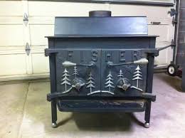 Vintage Bicentennial Grandpa Bear Fisher Wood Stove Wood Stove Fireplace Wood Wood Stove