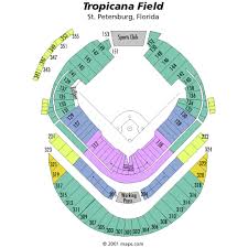 Tropicana Field Seating Chart Views Reviews Tampa Bay Rays