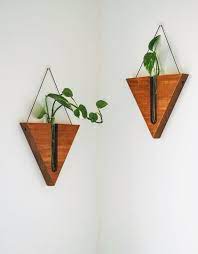 Wall Decor Propagation Station Wooden Vase Wall Planter Indoor Hanging Planter Gifts For H In 2021 Wall Planters Indoor Handcrafted Decor Wall Planter