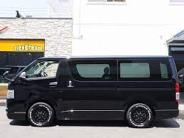 デイトナ ブラック h20 車両装着画像 ハイエース トヨタハイエース アルミホイール