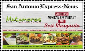 Find opening hours and closing hours from the mexican restaurants category in san antonio, tx and other contact details such as address, phone number, website. Matamoros Restaurant Restaurante Y Cantina