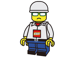 新作LEGO似顔絵は作業服のレゴフィグ！LEGO風の似顔絵が大人気！ | 似顔絵名刺