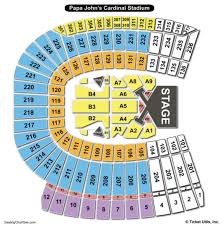 cardinal stadium seating chart cardinal stadium