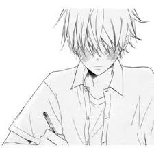 Black And White Anime Boy Pinterest Monochrome Manga Boy Pinterest We Heart It Blushing Anime Manga Boy Anime Boy