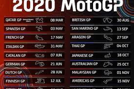 Berikut jadwal motogp musim 2021 terbaru lengkap dengan jam tayang live di trans7 jadwal siaran langsung race motogp. Gila Banget Jadwal Motogp 2020 Berubah Gara Gara Covid 19 9 Ronde Balapan Dalam 12 Pekan Motorplus