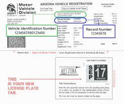 All applications for assigned id number, vehicle identification number (vin) for a motor vehicle, including applications submitted for apportioned vehicles. Record Number And Vin Servicearizona