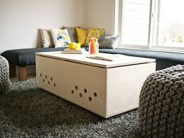 Skip the plastic milk crates and go for something nicer in wood to create a beautiful table.steps sand and prepare crates. Dog I Y A Modern Dog Crate Coffee Table