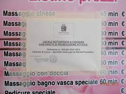 Blindato il centro massaggi di via Montegrappa - Lecco Notizie