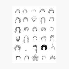 Check spelling or type a new query. Stranger Things Objects Minimal Illustration Drawing Art Photographic Print By Flatlaydesign Redbubble