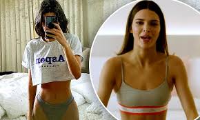 (we need not remind you of the iconic images of mark wahlberg in his kendall jenner squeezes a juicy grapefruit in one shot and seductively strokes a rosebud with her lips in another. Kendall Jenner Poses In Her Calvin Klein Undies In Front Of A Messy Bed Daily Mail Online