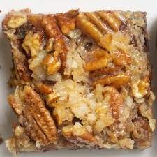 German Chocolate Pecan Pie Bars By Bakeorbreak Chocolate Pecan Pie Bars Desserts Chocolate Pecan Pie