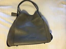 What is suede leather and what is it made of? Coach Large Leather Suede Heather Grey Handbag Ebay