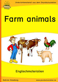 Englischmaterialien Farm Animals Englisch Grundschule Unterrichtsmaterial Grundschule