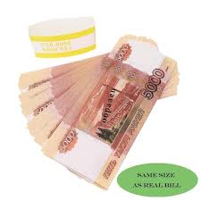 The page provides data about today's value of one ruble in moldovan lei. Prop Money Russian Ruble Game Realistic Paper Money Full Print 2 Sided For Kids Students Movie Pranks Birthday Party Play Board Games Photography