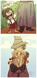 джон рональд руэл толкин хоббит или туда и обратно Gandalf And Young Frodo By Dandeliar Lotr Art The Hobbit Merry And Pippin