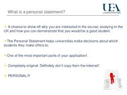 How To Write A Personal Statement