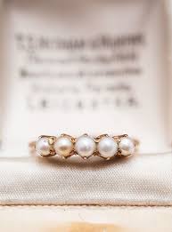 10 Gorgeous Pearl Engagement Rings For Every Kind Of Bride Mywedding Wedding Rings Vintage Pearl Engagement Ring Gold Pearl Ring