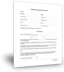 Wohnung kündigen mit kostenloser muster vorlage für die wohnungskündigung: Mietvertrag Keller Muster Download