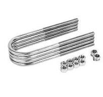 Round U Bolt, 1/2" x 3-1/8" x 10-1/4", 4 Pack