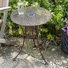 Solar Powered Illumina Magical Illuminated Garden Table By Kaleidoscope Kaleidoscope Garden Table Solar Powered Led Lights Bright White Led
