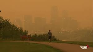There are 4 continuous ambient air quality monitoring stations in edmonton that measure air contaminants and are used to calculate the city of edmonton's air quality health index (aqhi). Lovely Morning In The Apocalypse Edmonton Wakes Up To Orange Smoky Sky Globalnews Ca