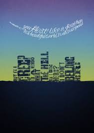 You Flow Like A Feather In A Beautiful World You Float Like A Feather In A Beautiful World Lyric Poster Radiohead Radiohead Poster