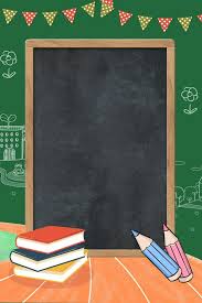 Fondo De Papeleria De Pizarra De Escuela Abierta Temporada De Apertura Pizarra Papeleria Empezar Poster Background Design School Images Cartoon Background