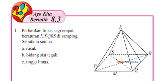 We did not find results for: Jawaban Matematika Kelas 8 Ayo Kita Berlatih 8 3 Semester 2 Hal 152 154 Perhatikan Limas Segi Empat Jagotutorial