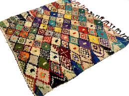 Schöner soft shaggy teppich 160cmx230cm.farbe cappuccino.sauber keine flecken.guter zustand. Marokkanischer Berber Teppich Boucherouite 160 X 160 Cm