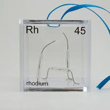 Rhodium Periodic Table Of Elements Cube Ornament Great Teacher Gifts Periodic Table Xmas Crafts