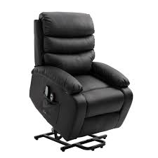 Open Box Homegear Pu Leather Power Lift Electric Recliner Chair With Massage Heat And Vibration With Remote Black Just 259 99 Electric Recliners And Massage Chairs At Shop247 Com