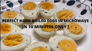 If the white is still liquid, put it back in the microwave and cook for an additional 10 or 15 seconds. How To Boil Eggs In Microwave Oven How To Cook Perfect Hard Boiled Eggs In Microwave 10 Minutes Youtube