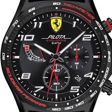 O relógio scuderia ferrari pilota 0830387 apresenta características únicas da melhor empresa automobilística do mundo. Relogio Scuderia Ferrari Masculino Couro Preto 830717 Preto Zattini