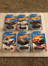 I Got These Hot Wheel Assortment Which Are Custom Ford Maverick Tesla Model 3 Chrysler Pacifica Datsun 620 Dmc Hot Wheels Cars Dmc Delorean Ford Maverick