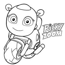 Zoom has quickly risen to become a popular app for video chats and web conferences. Ricky Zoom Coloring Pages Coloring Pages For Kids