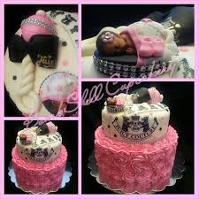 Juicy Couture Baby Shower Cake Couture Baby Shower Baby Shower Cakes Baby Shower Fall