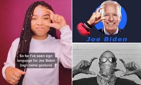 9 crips stuffed in a cell like sardines. Deaf Community S Colloquial Asl For Joe Biden Resembles Crips Sign Daily Mail Online