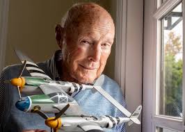 Walter Drake was awarded 2 Distinguished Flying Crosses for heroism in  World War II, but nothing compared to his D-Day battle