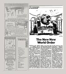 [special note for readers who are reading this page from an electronic translation in your native language. On Language The New New World Order The New York Times