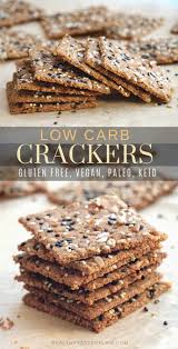 Today's recipe is very january suitable. Keto Seed Crackers Low Carb Vegan Healthy Taste Of Life Low Carb Crackers Low Carb Crackers Recipes Keto Crackers Recipe