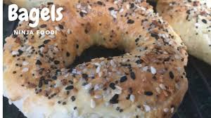 Bagels In The Ninja Foodi Few Ingredients Youtube Few Ingredients Foodie Recipes Bagel Toppings