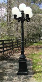 Outdoor 5 Arm Pole Light 9 5 Foot Victorian Replica Vintage Etsy In 2021 Outdoor Lamp Posts Pole Light Outdoor Globe Lights