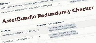 Assetbundle Redundancy Checker Redundancy Assetbundle Checker Utilities Vintage Logo Design Unity Utility Tool