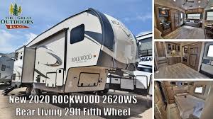 28 ft fifth wheel campers. New 2020 Rockwood 2620ws 29 Ft Fifth Wheel Lightweight Front Queen Bed Rv Camper Colorado Dealer Youtube